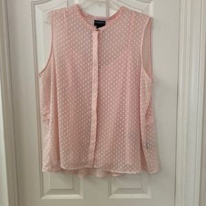 Sheer polyester blouse